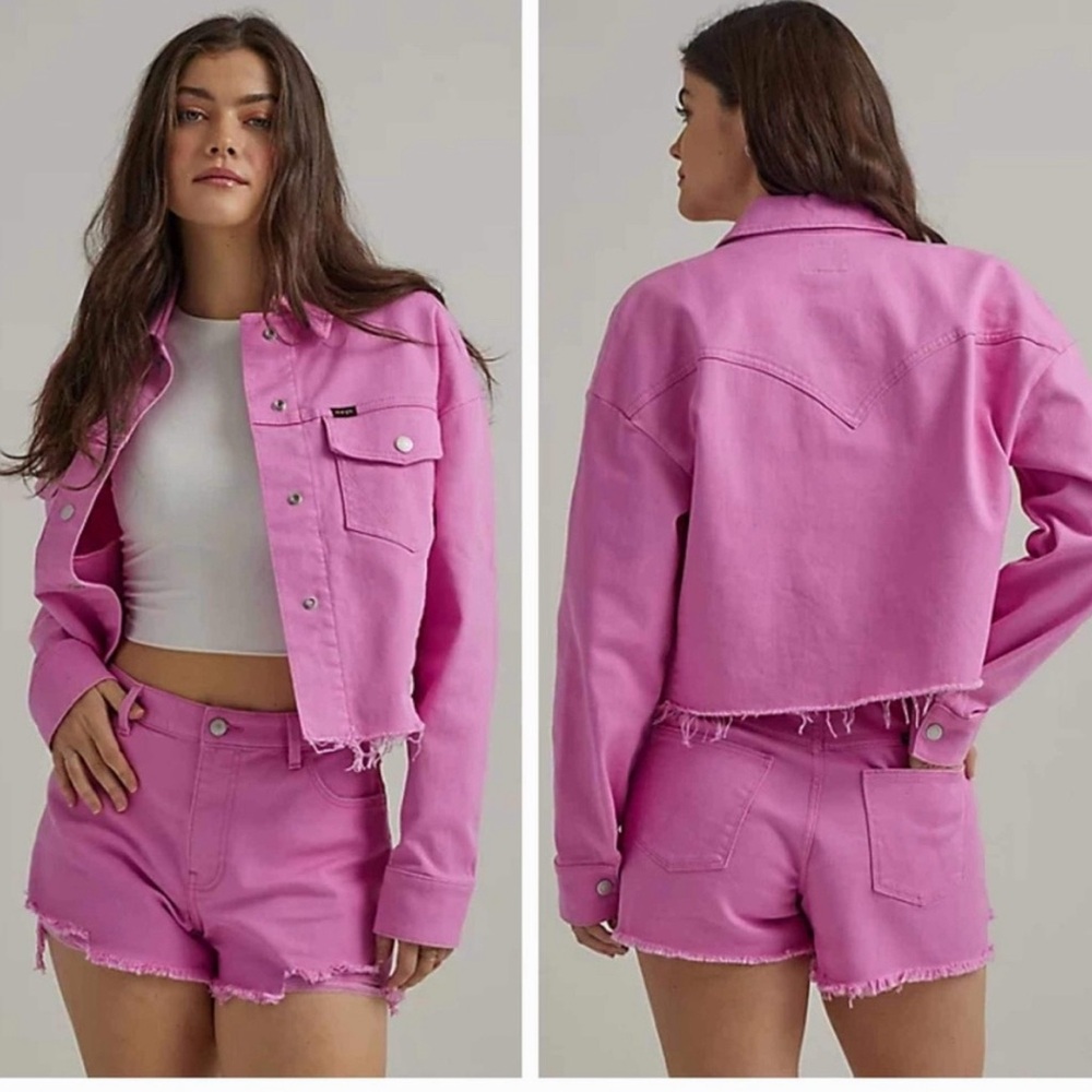 WOMEN'S WESTERN CROP SHACKET IN BERRY